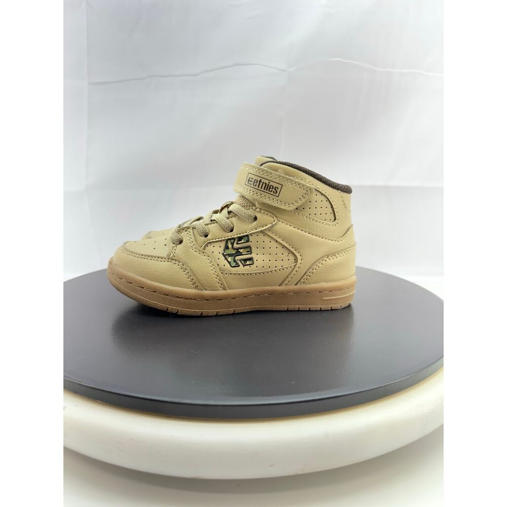 Etnies Marana Mid Crank Kids Tan Camo Green  Size Toddler 10 Skate Shoes Sneaker